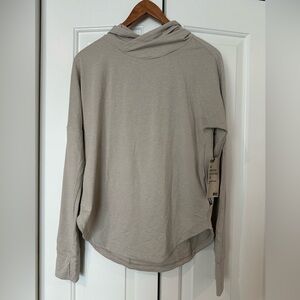 REI Grey Sahara Sun Shade Hoodie - Small